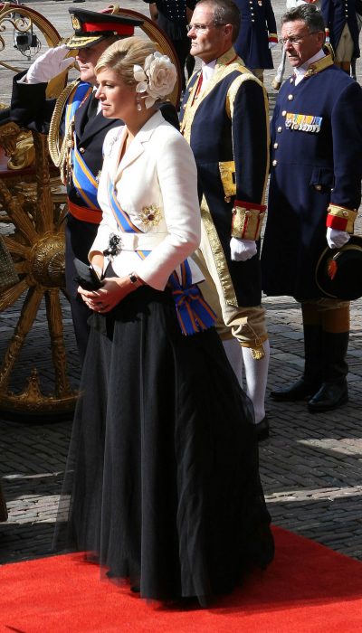 Máxima aan de petticoat