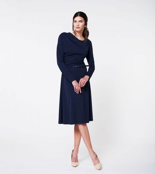 Lee Dijk Aan boord Shop the look: Máxima's blauwe jurk van Claes Iversen - Modekoningin Máxima