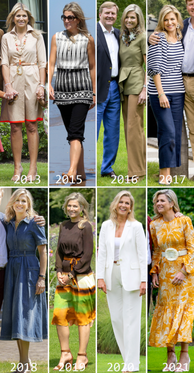 Zien: dit draagt Máxima zomerfotosessies - Modekoningin Máxima