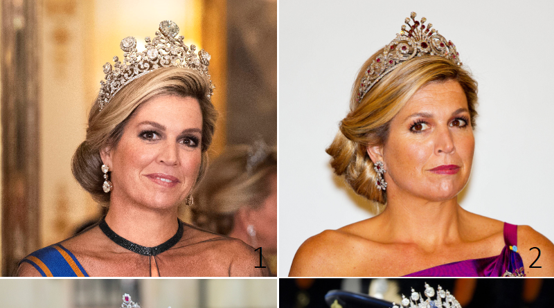 Bevestigen Medaille sensor Deze 17 diademen heeft Máxima inmiddels gedragen - Modekoningin Máxima