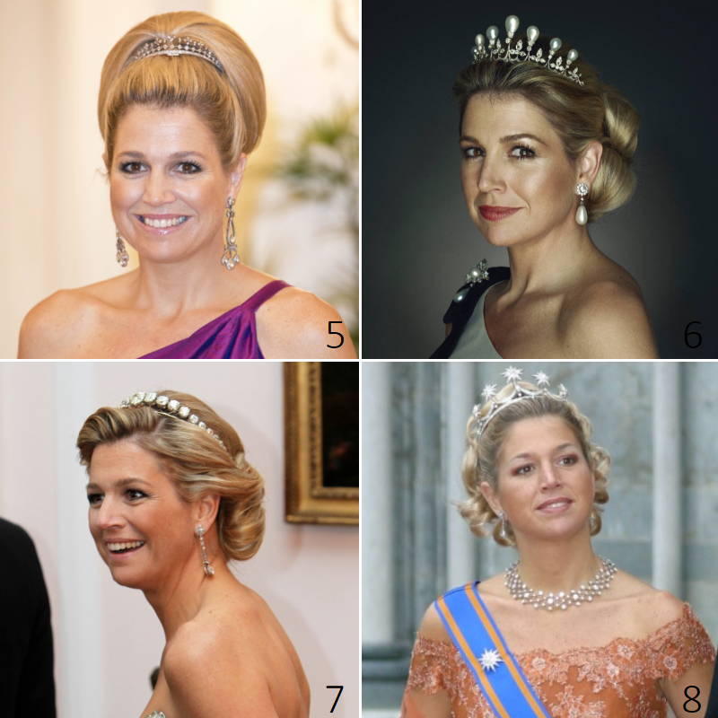 Bevestigen Medaille sensor Deze 17 diademen heeft Máxima inmiddels gedragen - Modekoningin Máxima