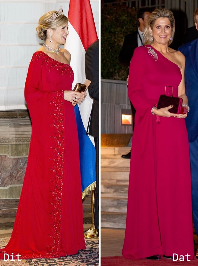 Oplossen Hoe Michelangelo Dit of dat: Máxima in het rood - Modekoningin Máxima