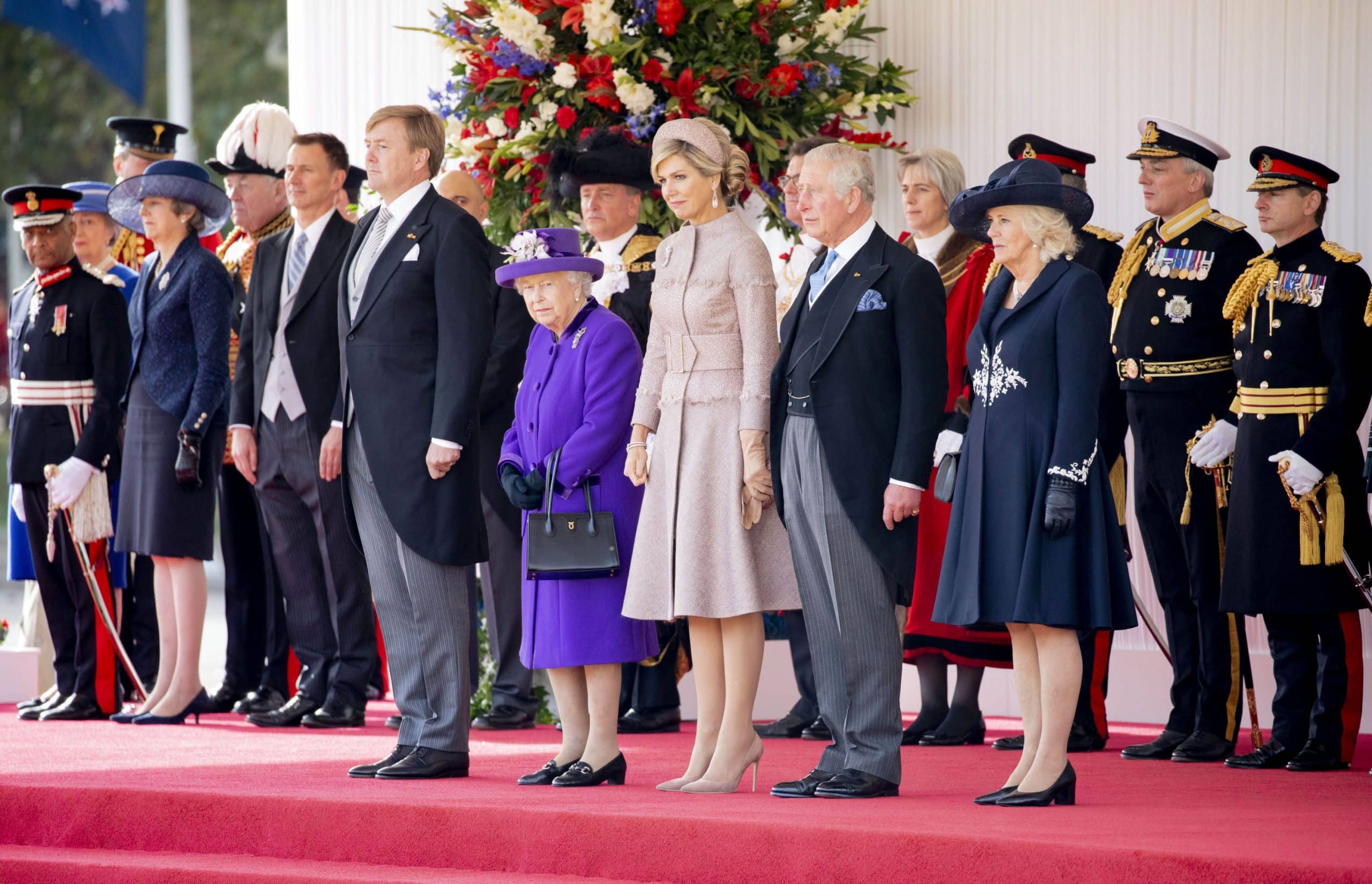 With the ‘morning dress’ dress code, Máxima can leave her jeans at home
