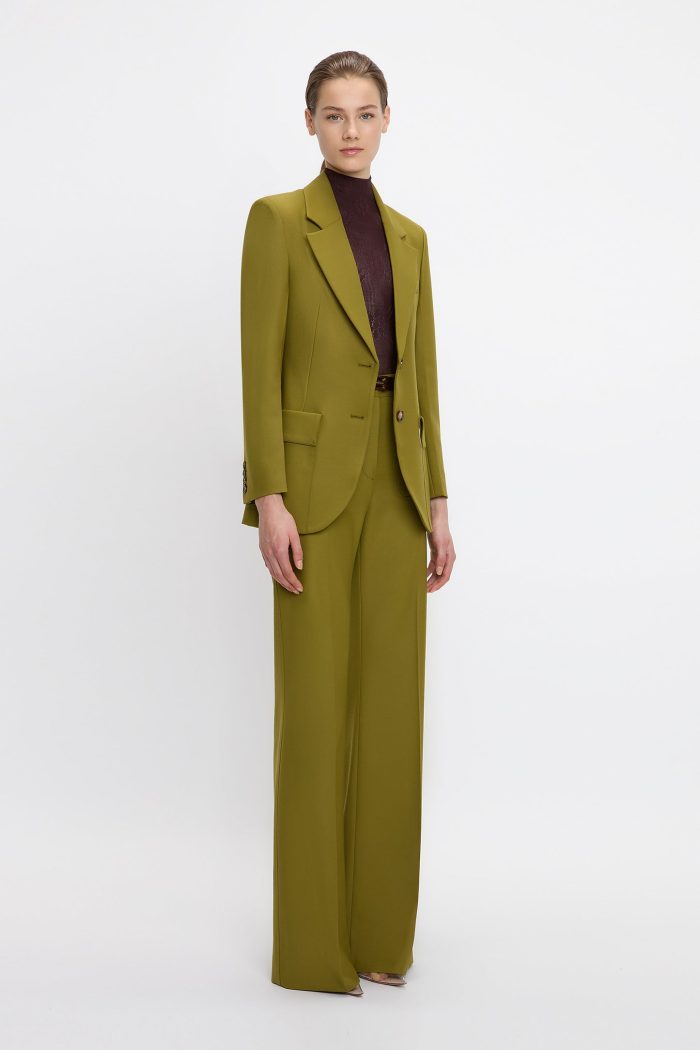 Catherine nieuwe kleur broekpak Victoria Beckham