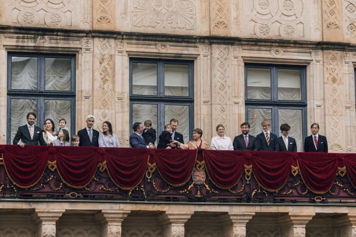 Luxemburgse groothertogelijke familie balkon paleis