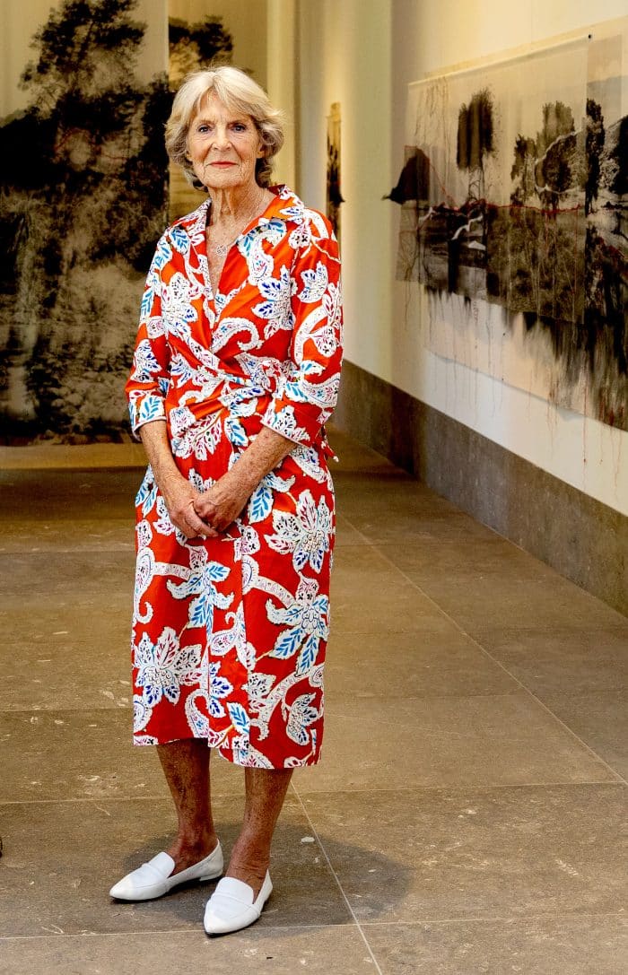 Prinses Irene kleurrijke jurk