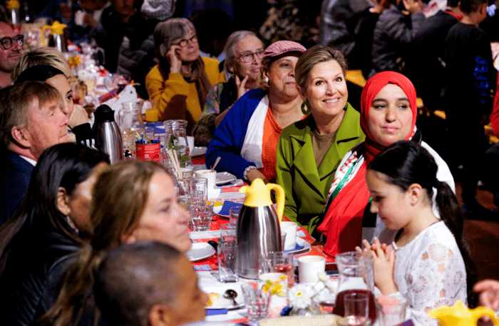 royals bevrijding Máxima Vrijheidsmaaltijd