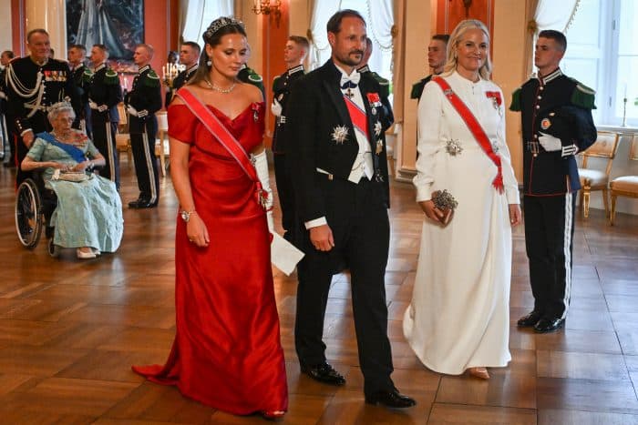 Prinses Ingrid Alexandra, kroonprins Haakon en kroonprinses Mette-Marit officieel bezoek Frankrijk Noorwegen 2025