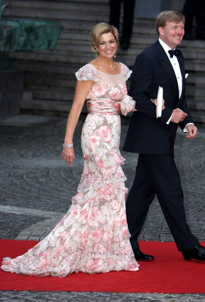 Máxima gala huwelijk Victoria Daniel