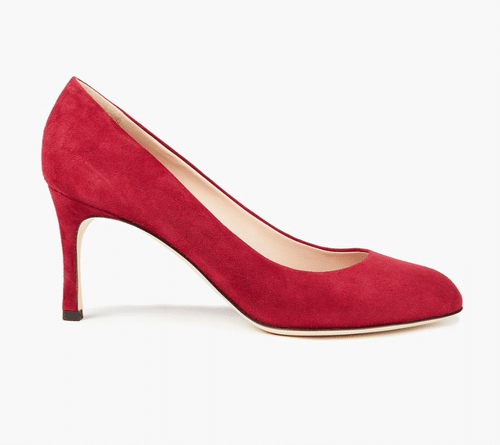 Roze pumps Sergio Rossi erfgroothertogin Stéphanie