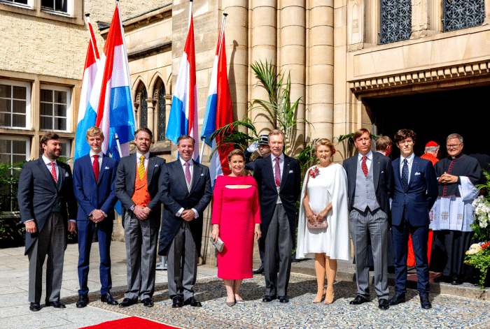 Groothertogelijke familie van Luxemburg op Nationale Feestdag 2025