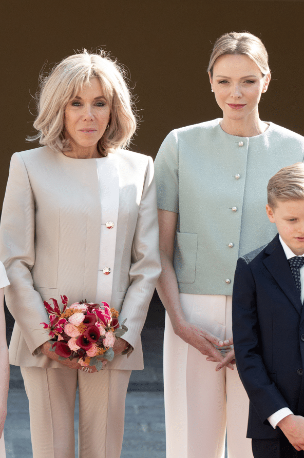 Prinses Charlène staatsbezoek Frankrijk aan Monaco
