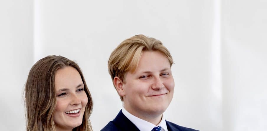 Ingrid Alexandra en Sverre Magnus in Stavanger