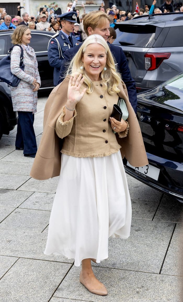 Kroonprinses Mette-Marit Stavanger herdenking emigratie Verenigde Staten Amerika