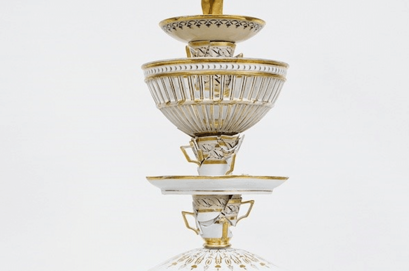 Koningin Máxima gaf opdracht een vaas te maken van scherven