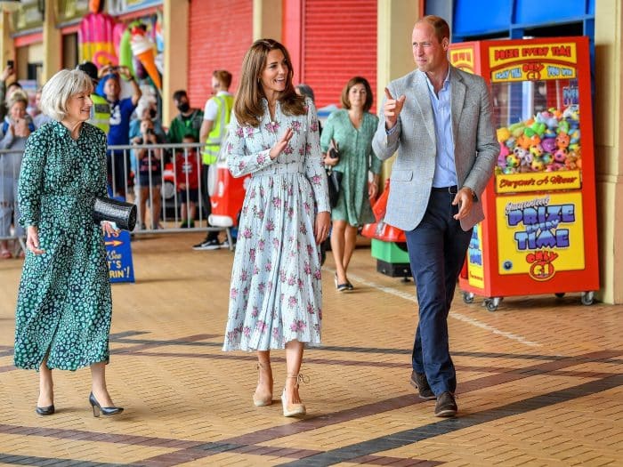 Catherine Princess of Wales floral dress bloemetjes jurk royal