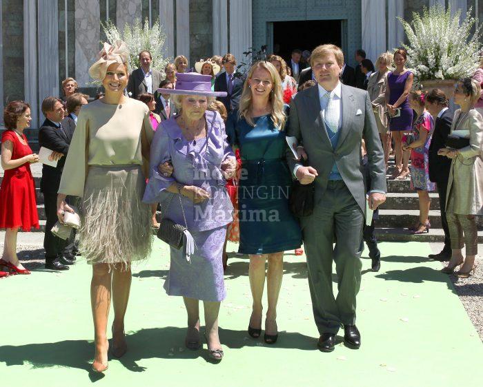 Beatrix huwelijk prinses Carolina Albert Brenninkmeijer