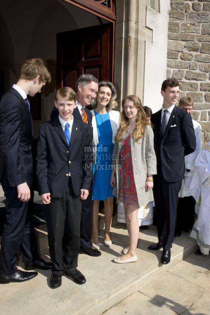 Gezin prins Guillaume en prinses Sibilla Luxemburg