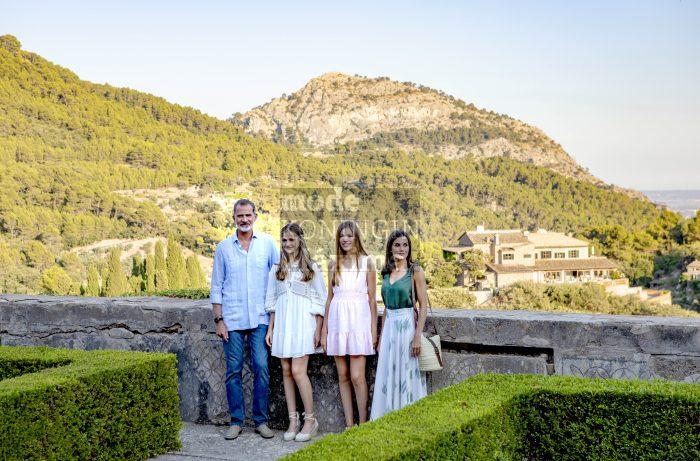Cartuja de Valldemossa Felipe Letizia Leonor Sofia vakantie