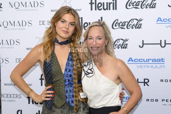 Prinses Margarita de Bourbon-de Parme en Eloise van Oranje bij modeshow My Lima Lima