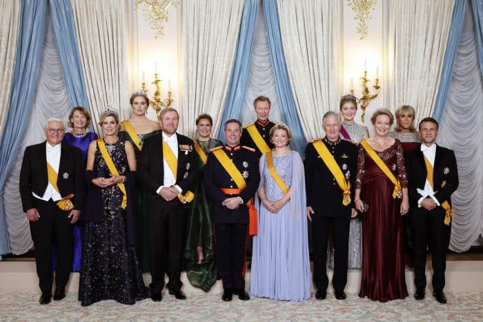 Groepsfoto galadiner troonswisseling Luxemburg