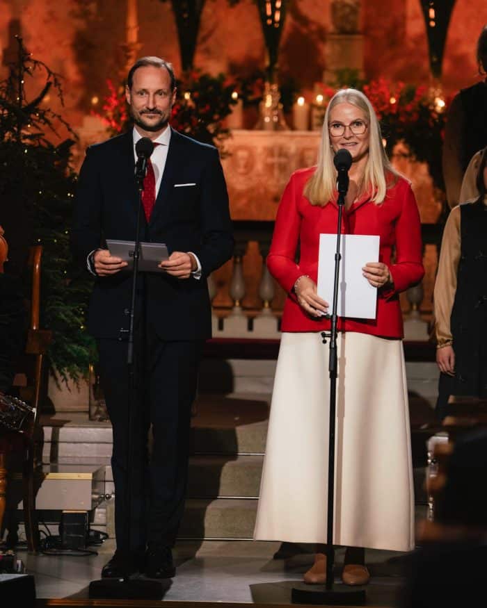 Haakon Mette Marit kerst hulpverleners