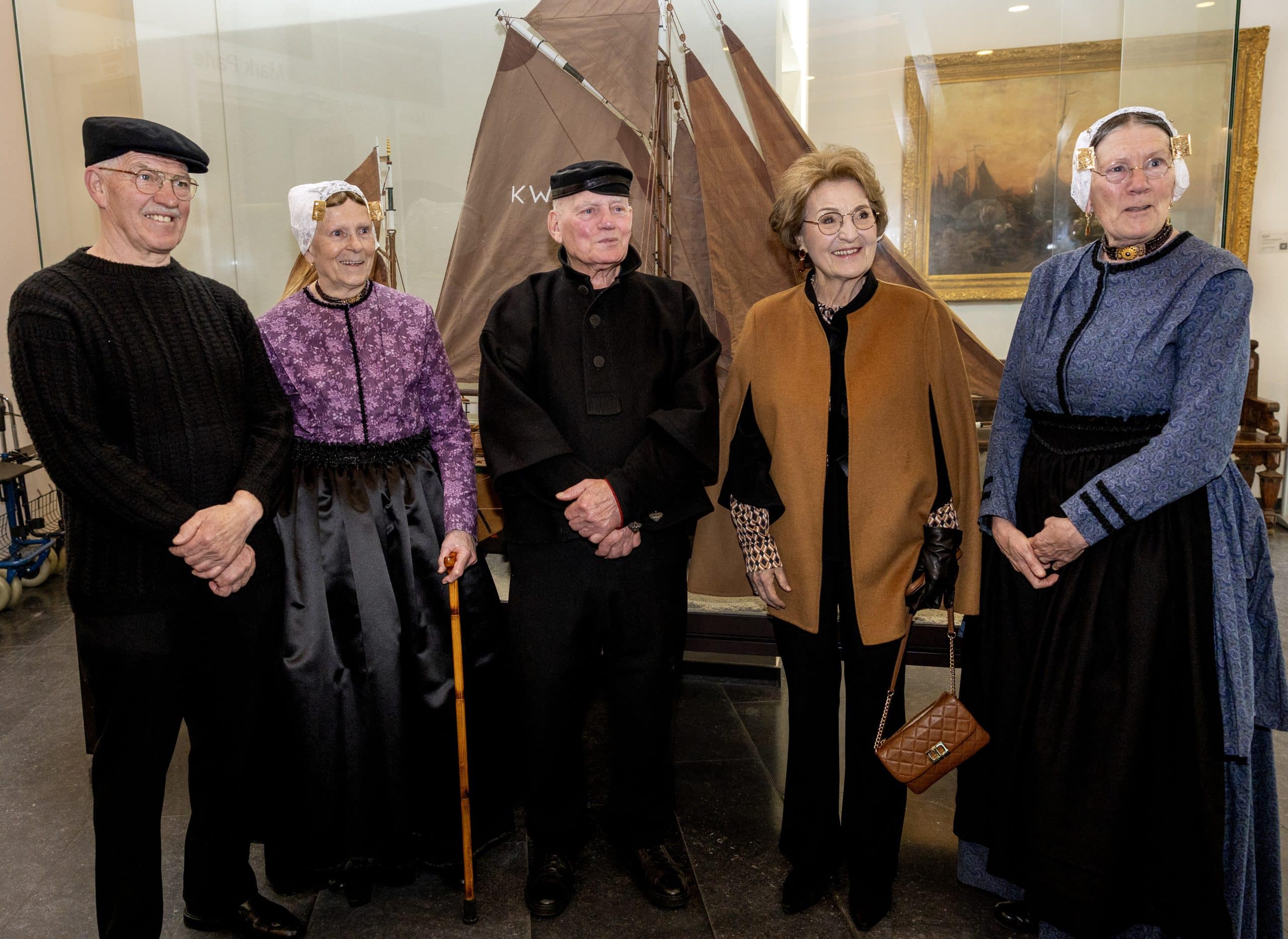 Prinses Margriet bezoekt ‘Varen voor Vrijheid’ in Katwijk