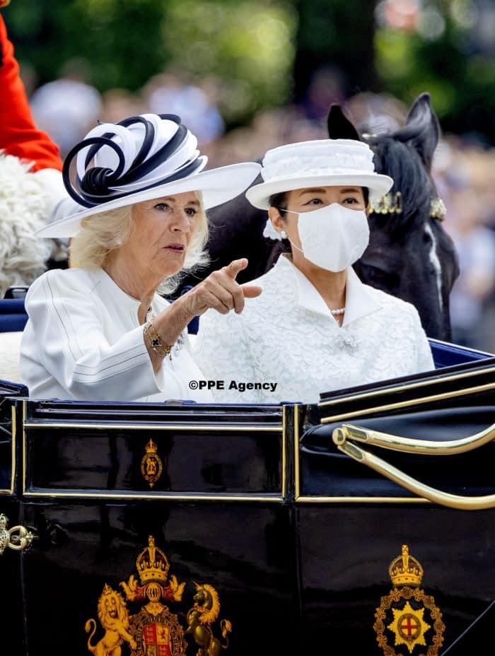 King Charles and Emperor Naruhito of Japan and Queen Camilla and Japan Empress Masako and Prince Williamuniversity in Leuven.ADEL MONARCHY ROYALS ROYAUX DE LA MONARCHIE D'ADEL