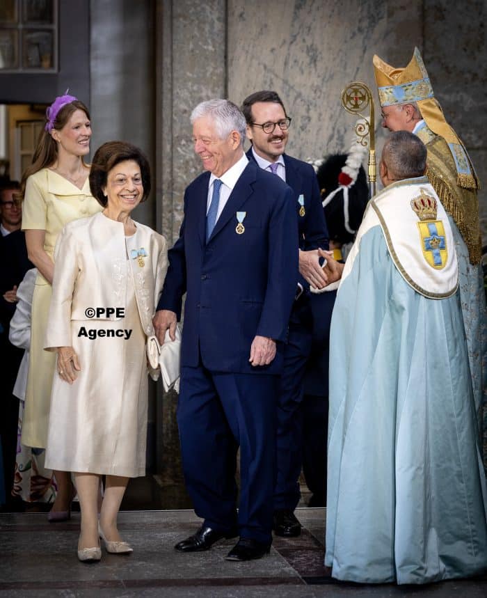 Te Deum on the occasion of the celebration of the King and Queens Golden wedding ADEL ROYALS MONACHY KONIGLICH ROYAUX ROYALTY QUEEN PRINCESS KING