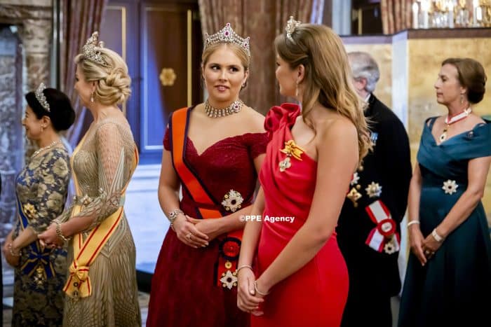 Statebanquet statevisit Japan to the Netherlands ADEL ROYALS MONACHY KONIGLICH ROYAUX ROYALTY QUEEN PRINCESS KING