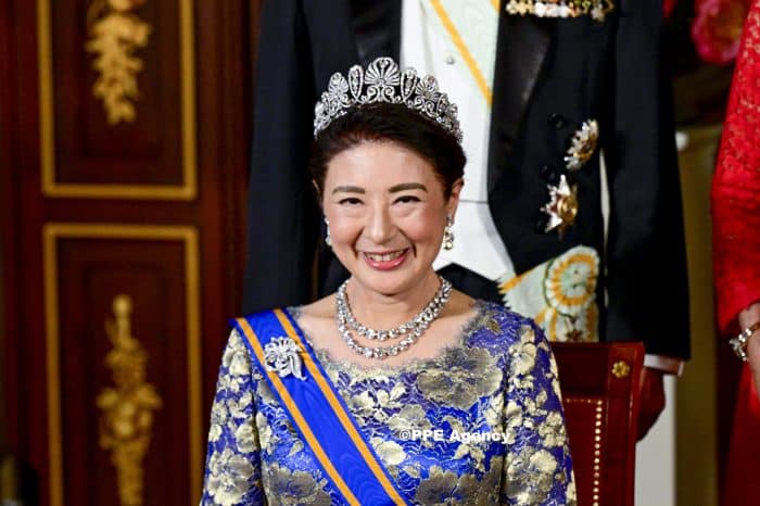 Statebanquet statevisit Japan to the Netherlands ADEL ROYALS MONACHY KONIGLICH ROYAUX ROYALTY QUEEN PRINCESS KING