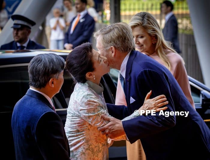 Queen Maxima and King Willem-Alexander with Emperor Naruhito of Japan and Empress Masako visited the Princess MaximaADEL ROYALS MONACHY KONIGLICH ROYAUX ROYALTY QUEEN PRINCESS KING
