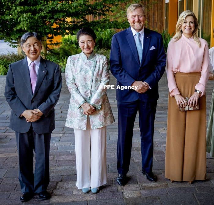Queen Maxima and King Willem-Alexander with Emperor Naruhito of Japan and Empress Masako visited the Princess MaximaADEL ROYALS MONACHY KONIGLICH ROYAUX ROYALTY QUEEN PRINCESS KING
