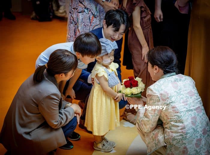 Queen Maxima and King Willem-Alexander with Emperor Naruhito of Japan and Empress Masako visited the Princess MaximaADEL ROYALS MONACHY KONIGLICH ROYAUX ROYALTY QUEEN PRINCESS KING