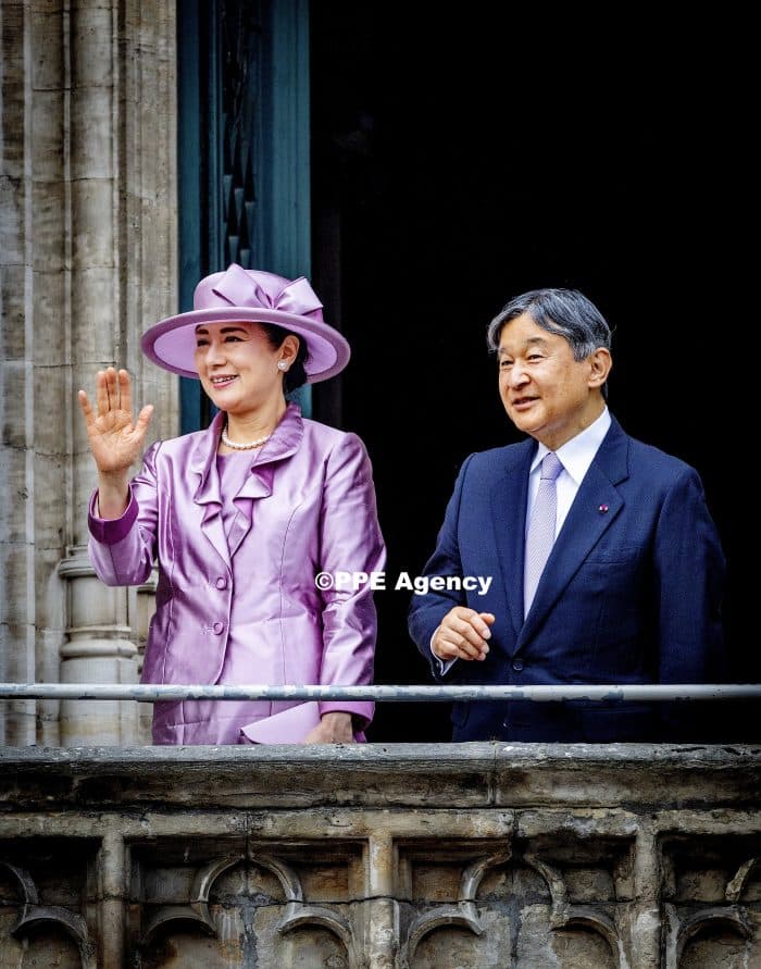 Queen Mathilde of Belgium, Japanese Emperor Naruhito, King Philippe - Filip of Belgium and Japanese Empress Masak ADEL ROYALS MONACHY KONIGLICH ROYAUX ROYALTY QUEEN PRINCESS KING