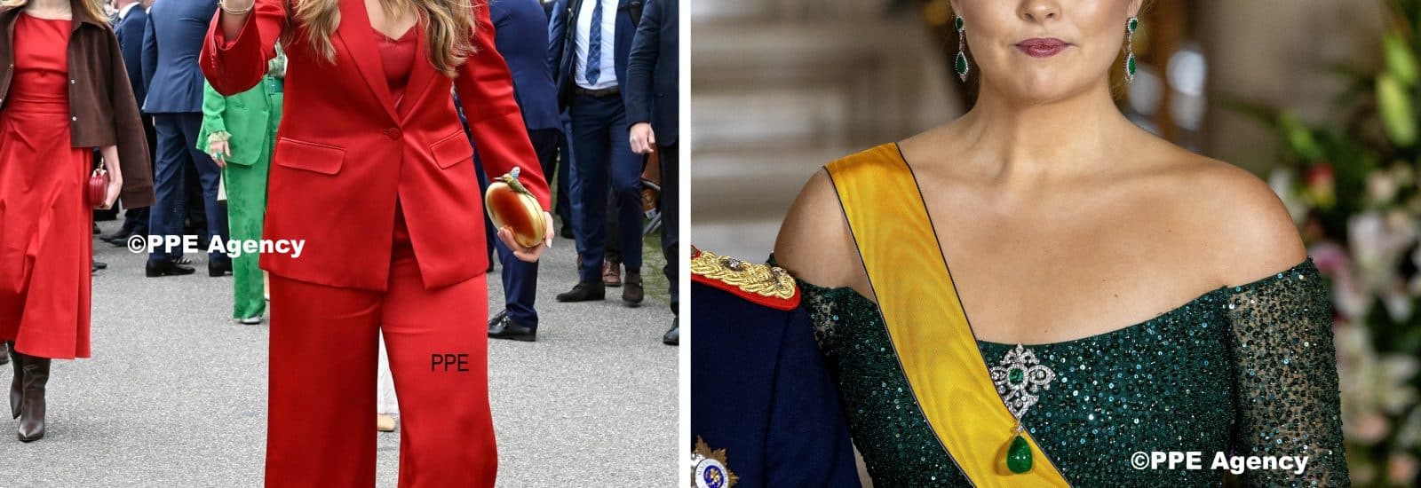 Gala dinner with Grand Duke Guillaume and Grand Duchess Stephanie ADEL ROYALS MONACHY KONIGLICH ROYAUX ROYALTY QUEEN PRINCESS KING