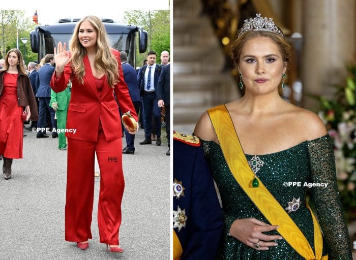 Gala dinner with Grand Duke Guillaume and Grand Duchess Stephanie ADEL ROYALS MONACHY KONIGLICH ROYAUX ROYALTY QUEEN PRINCESS KING