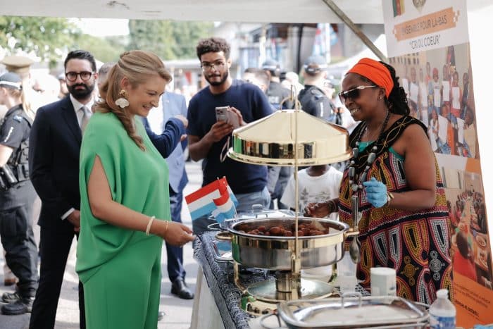 Groothertogin Stéphanie feestelijke intocht