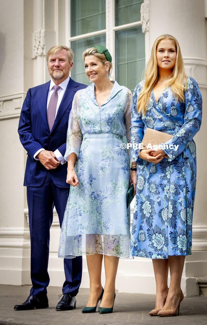 Princess Amalia and Queen Maxima and King Willem-Alexander and Prime Minister Rob Jetten ADEL ROYALS MONACHY KONIGLICH ROYAUX ROYALTY QUEEN PRINCESS KING
