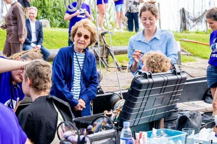 Princess Margriet visited the Zuiderzeevaart Foundation for Children's Oncological Holiday Camps ADEL MONARCHY ROYALS ROYAUX DE LA MONARCHIE D'ADEL PRINCESS KING QUEEN