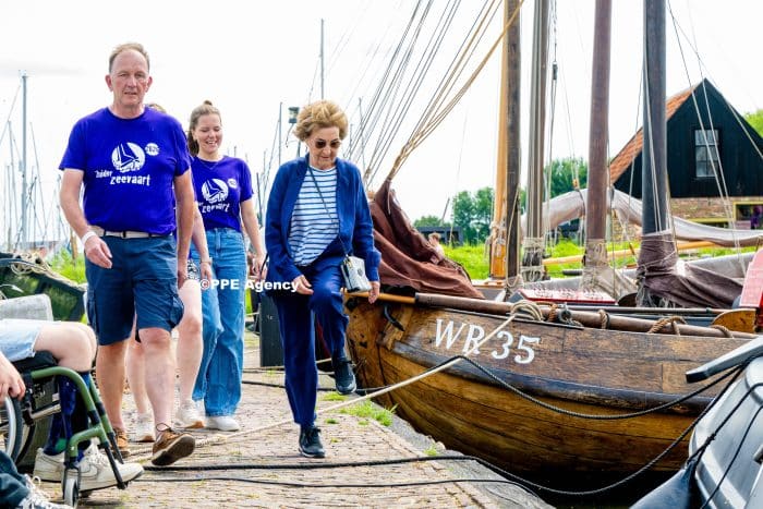 Princess Margriet visited the Zuiderzeevaart Foundation for Children's Oncological Holiday Camps ADEL MONARCHY ROYALS ROYAUX DE LA MONARCHIE D'ADEL PRINCESS KING QUEEN