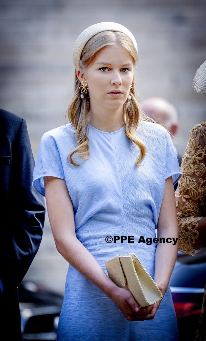 Belgium royals at the Te Deum at the Sainte-Gudule cathedral during the Belgian national day in Brussels. ADEL ROYALS MONACHY KONIGLICH ROYAUX ROYALTY QUEEN PRINCESS KING