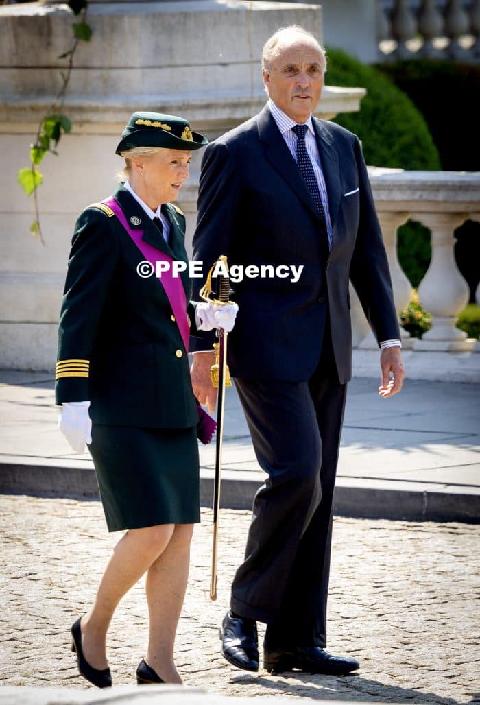 Belgium royals attend a parade marking the Belgian National Day in Brussels. ADEL ROYALS MONACHY KONIGLICH ROYAUX ROYALTY QUEEN PRINCESS KING