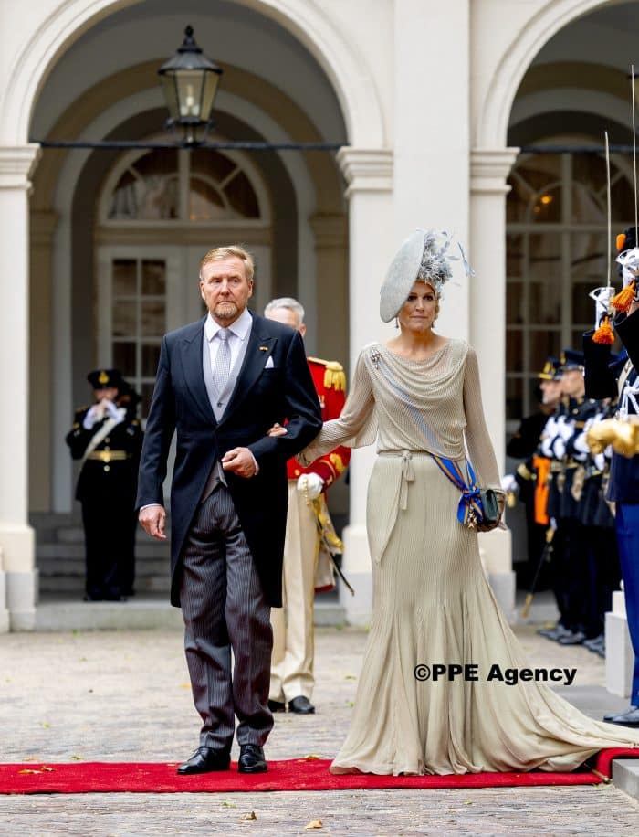 Maxima and Amalia the opening of the parliamentary year at palace Noordeinde and at the Koninklijke Schouwburg in The Hague. ADEL ROYALS MONACHY KONIGLICH ROYAUX ROYALTY QUEEN PRINCESS KING