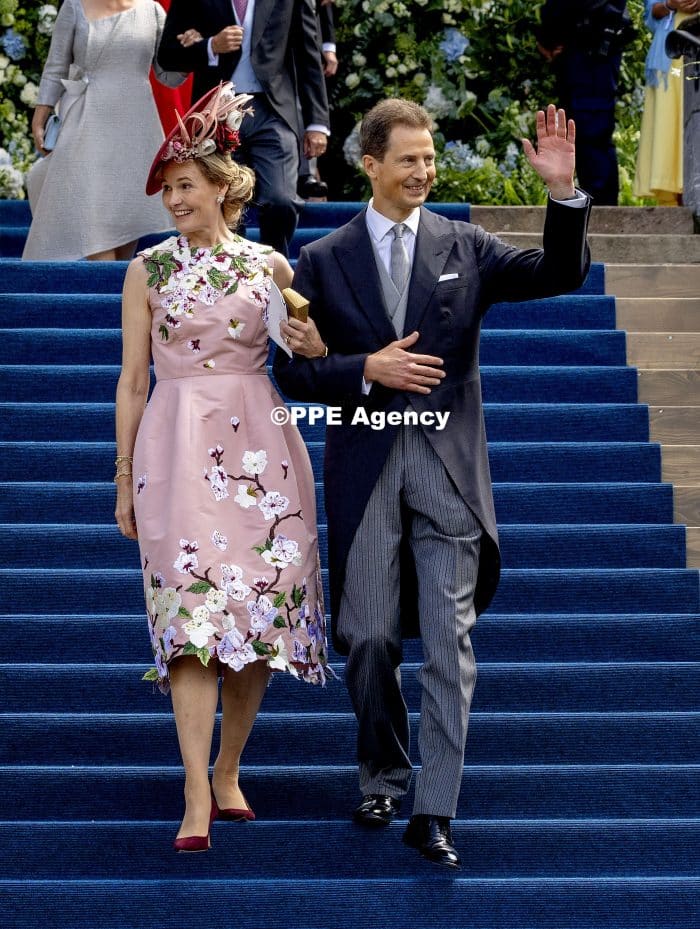 Wedding of Princess Marie Caroline of Liechtenstein and Leopoldo Maduro Vollmer at the cathedral in Vaduz. ADEL ROYALS MONACHY KONIGLICH ROYAUX ROYALTY QUEEN PRINCESS KING