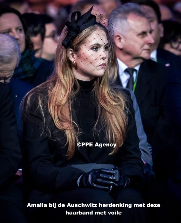 Princess Amalia attend the commemoration of the 80th anniversary of the liberation of the former German concentration ADEL ROYALS MONACHY KONIGLICH ROYAUX ROYALTY QUEEN PRINCESS