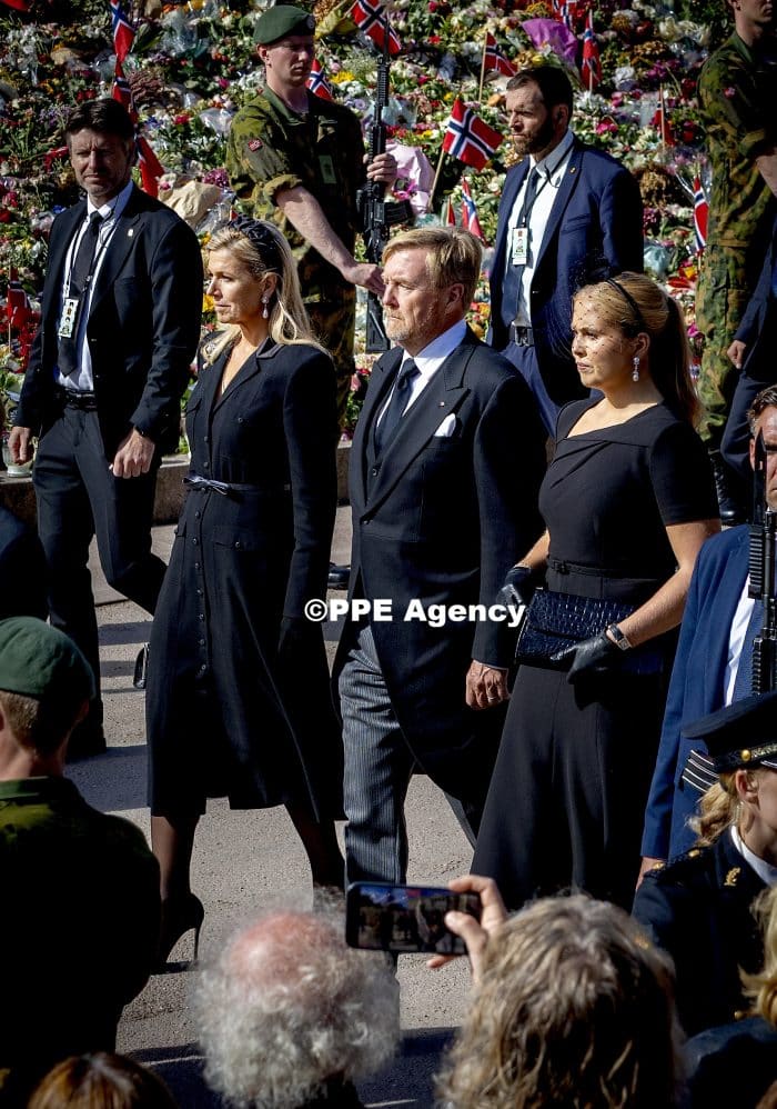 Funeral of King Harald of Norway at the Dom cathedral in Oslo. ADEL ROYALS MONACHY KONIGLICH ROYAUX ROYALTY QUEEN PRINCESS KING PRINCE © RHC by Nieboer/PPE.ADEL ROYALS MONACHY KONIGLICH ROYAUX ROYALTY QUEEN PRINCESS KING