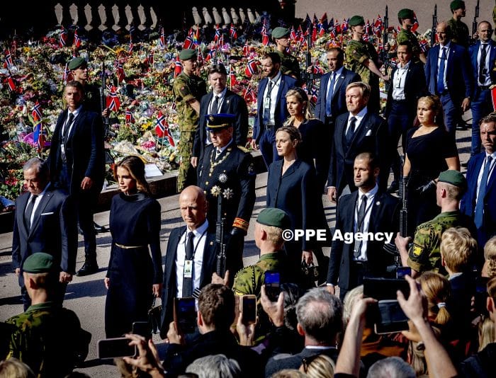 Funeral of King Harald of Norway at the Dom cathedral in Oslo. ADEL ROYALS MONACHY KONIGLICH ROYAUX ROYALTY QUEEN PRINCESS KING PRINCE © RHC by Nieboer/PPE.ADEL ROYALS MONACHY KONIGLICH ROYAUX ROYALTY QUEEN PRINCESS KING