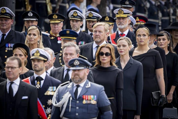 Funeral of King Harald of Norway at the Dom cathedral in Oslo. ADEL ROYALS MONACHY KONIGLICH ROYAUX ROYALTY QUEEN PRINCESS KING PRINCE © RHC by Nieboer/PPE.ADEL ROYALS MONACHY KONIGLICH ROYAUX ROYALTY QUEEN PRINCESS KING